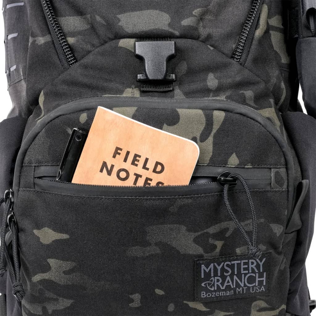 Mystery Ranch Gunfighter 14 SB Pack front pocket