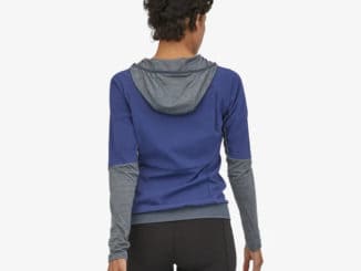 Patagonia Womens Airshed Pro Pullover worn back