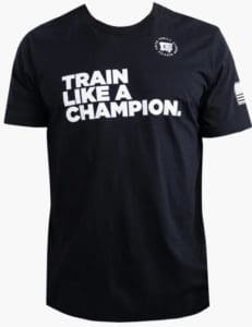 Rogue Fitness CrossFit Mayhem “Train Like A Champion” 2.0 T-Shirt front
