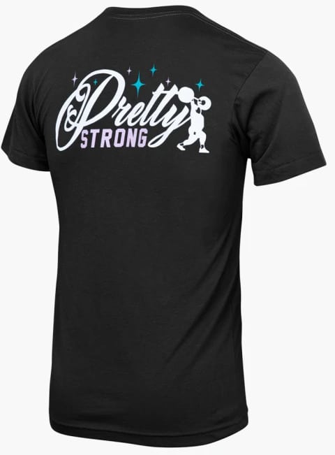 Rogue Fitness Mary Theisen-Lappen Pretty Strong T-Shirt back