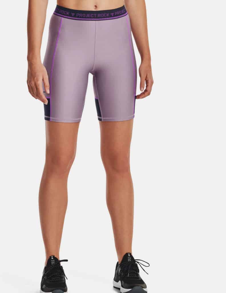 Under Armour Womens Project Rock Bike Shorts main