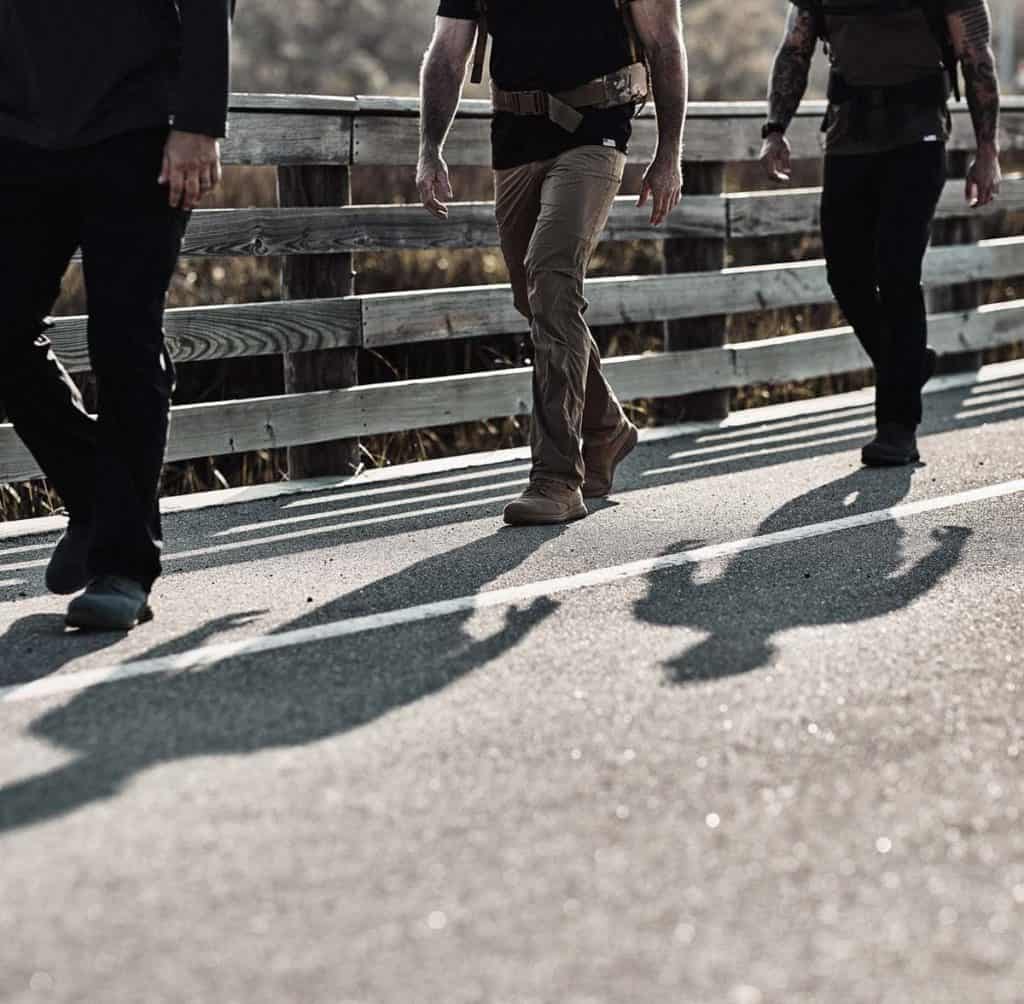 GORUCK Jedburgh Rucking Boots Black worn by athletes