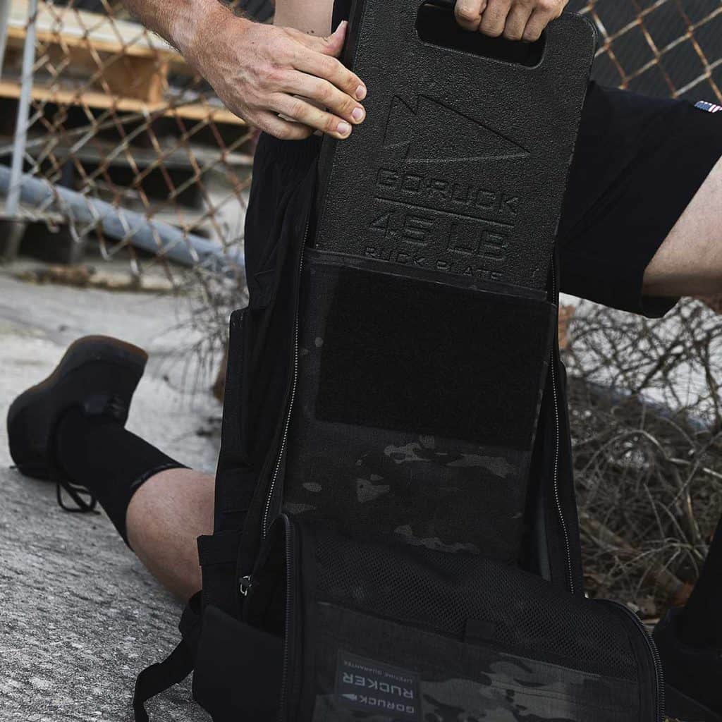 GORUCK Rucker 4 black multicam plates