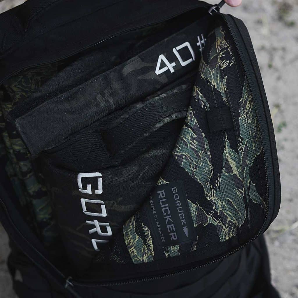 GORUCK Rucker 4 tiger load