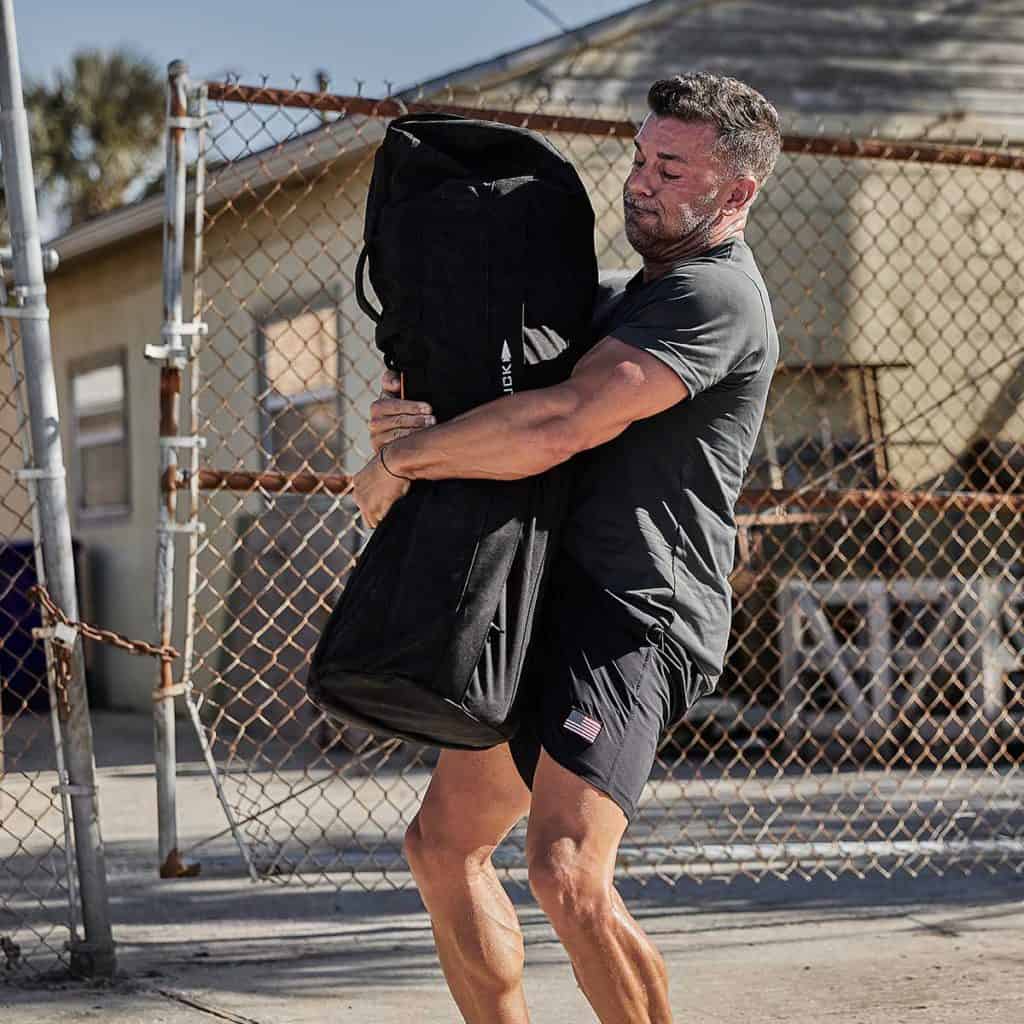 GORUCK Sandbags - 120 Lb and 150 Lb with an athlete