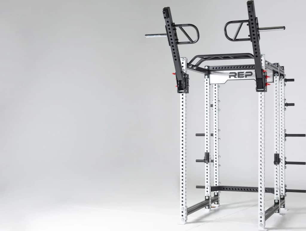 Rep Fitness PR-5000 Rack Builder arms up