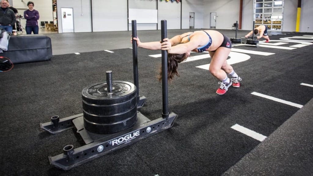 Rogue Dog Sled with an athlete