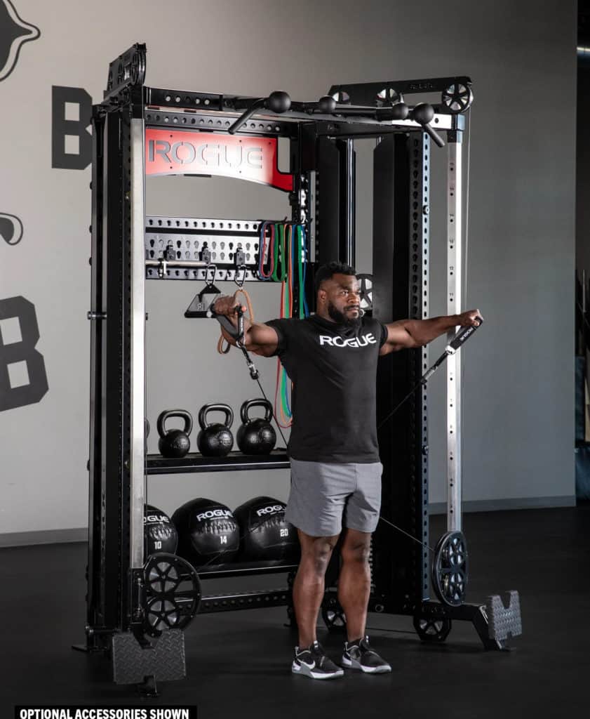 Rogue FT-1 Functional Trainer with an athlete 3