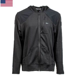 GORUCK Indestructible Grid Fleece Full Zip full front