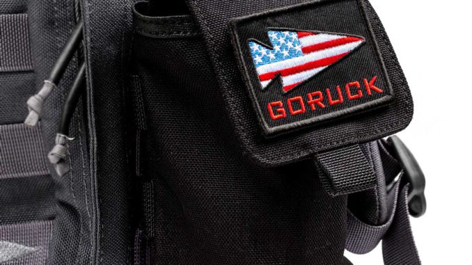 GORUCK Simple Side Pocket on the ruck